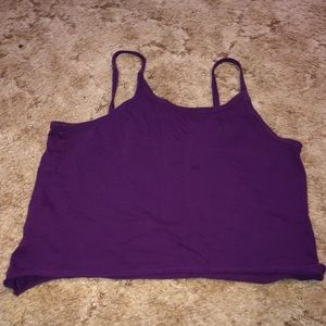 Purple tank top
